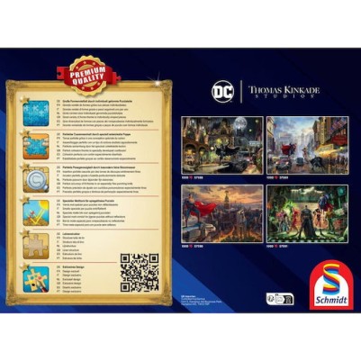 Schmidt Spiele Thomas Kinkade Studios Dc Batman Superman Wonder Woman Trinity Jigsaw Puzzle 1000 Pieces