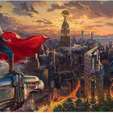 Schmidt Spiele Schmidt Spiele Thomas Kinkade Studios Dc Superman Protector Metropolis Jigsaw Puzzle 1000 Pieces