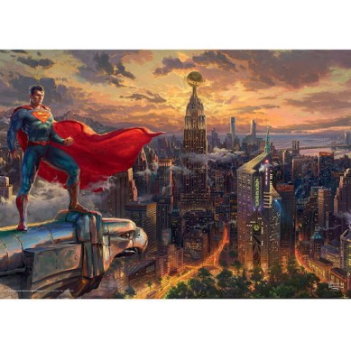 Schmidt Spiele Schmidt Spiele Thomas Kinkade Studios Dc Superman Protector Metropolis Jigsaw Puzzle 1000 Pieces