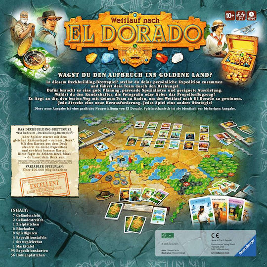 Επιτραπέζιο Παιχνίδι Wettlauf Nach El Dorado για 2-4 Παίκτες 10+ Ετών (GER) Ravensburger