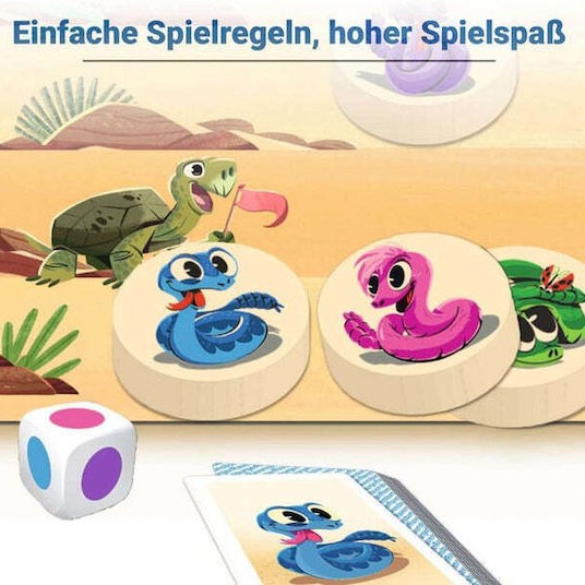 Επιτραπέζιο Παιχνίδι Tempo, Little Rattlesnake Race για 4-8 Παίκτες 4+ Ετών (GER) Ravensburger