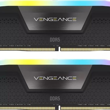 Corsair Vengeance RGB XMP DDR5 64GB RAM με 2x32GB Modules και Ταχύτητα 5600 για Desktop