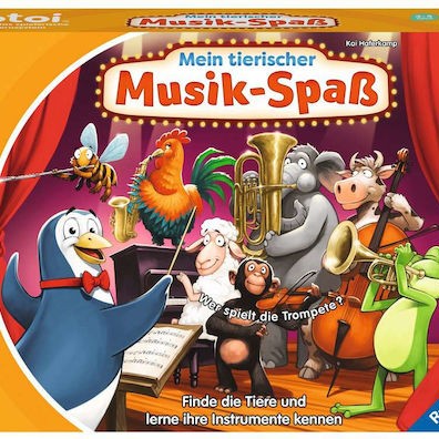 Επιτραπέζιο Παιχνίδι Musik Spab για 1-4 Παίκτες 3+ Ετών (GER) Ravensburger