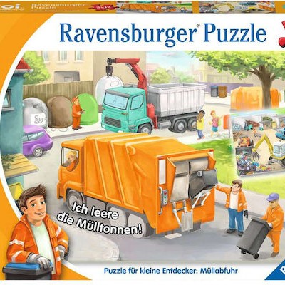 Παιδικό Puzzle Οχήματα Καθαρισμού 24pcs για 3+ Ετών Ravensburger