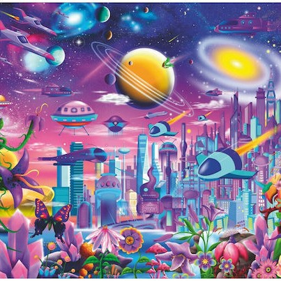 Παιδικό Puzzle Η Ζωή στο Μέλλον 200pcs για 8+ Ετών Ravensburger