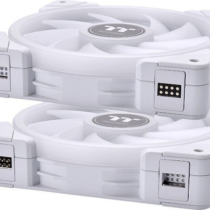 Thermaltake Swafan Ex12 Case Fan 120mm με RGB Φωτισμό και Σύνδεση 9-Pin Λευκό