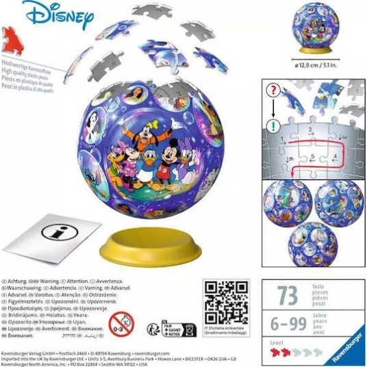 Puzzleball Disney Ball 72pcs Ravensburger