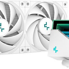 Deepcool LT520 Υδρόψυξη Επεξεργαστή Διπλού Ανεμιστήρα 120mm για Socket AM4/AM5/1700/1200/115x με ARGB Φωτισμό Λευκή