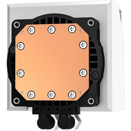 Deepcool LT520 Υδρόψυξη Επεξεργαστή Διπλού Ανεμιστήρα 120mm για Socket AM4/AM5/1700/1200/115x με ARGB Φωτισμό Λευκή