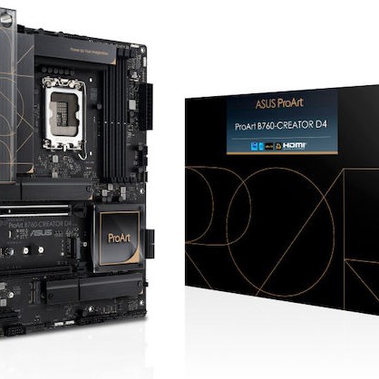 Asus ProArt B760-CREATOR D4 Motherboard ATX με Intel 1700 Socket 90MB1DU0-M0EAY0