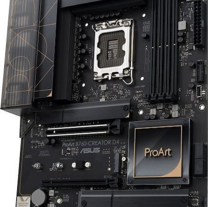 Asus ProArt B760-CREATOR D4 Motherboard ATX με Intel 1700 Socket 90MB1DU0-M0EAY0