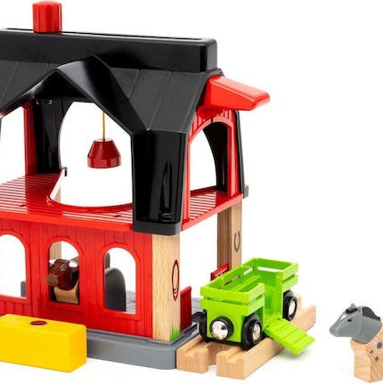 Brio Toys Παιχνίδι Μινιατούρα Animal Barn για 3+ Ετών 18εκ.