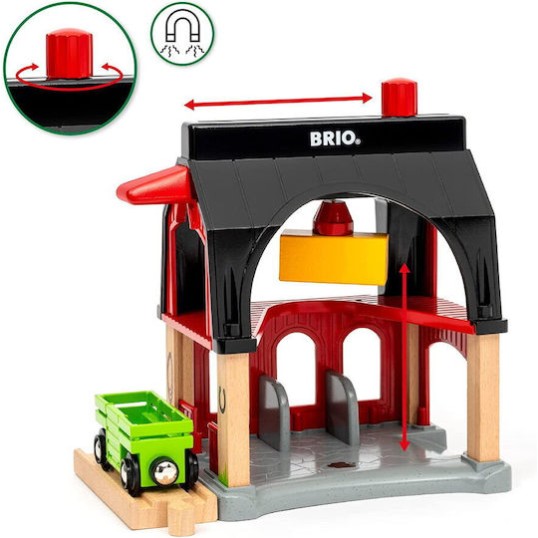 Brio Toys Παιχνίδι Μινιατούρα Animal Barn για 3+ Ετών 18εκ.