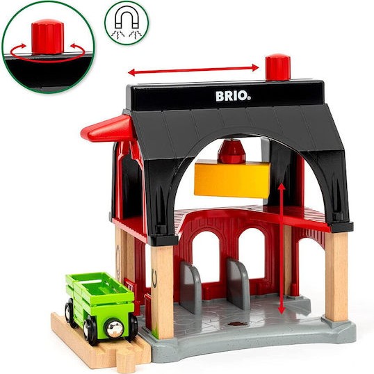 Brio Toys Παιχνίδι Μινιατούρα Animal Barn για 3+ Ετών 18εκ.