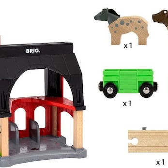 Brio Toys Παιχνίδι Μινιατούρα Animal Barn για 3+ Ετών 18εκ.