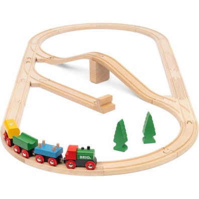 Brio Toys Anniversary Σετ με Τρενάκι από Ξύλο για 3+ Ετών