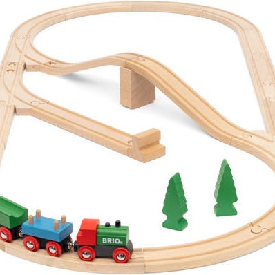 Brio Toys Anniversary Σετ με Τρενάκι από Ξύλο για 3+ Ετών