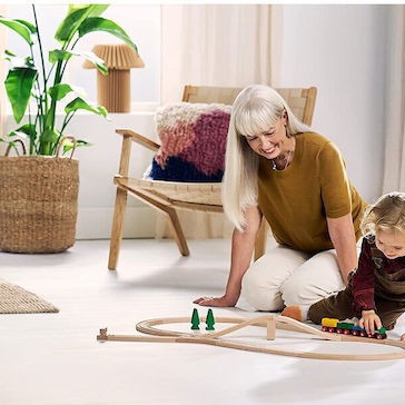 Brio Toys Anniversary Σετ με Τρενάκι από Ξύλο για 3+ Ετών