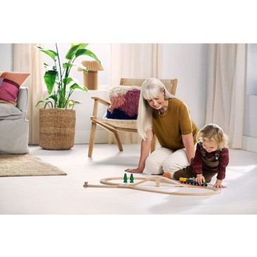 Brio Toys Anniversary Σετ με Τρενάκι από Ξύλο για 3+ Ετών