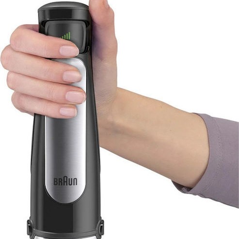 Braun MQ7075 X MultiQuick Ραβδομπλέντερ με Ανοξείδωτη Ράβδο 1000W Μαύρο