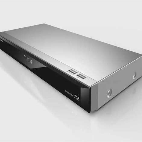 Panasonic Blu-Ray Player DMR-BCT765AG Ενσωματωμένο WiFi με Δυνατότητα Εγγραφής Blu-Ray/DVD και USB Media Player Ασημί