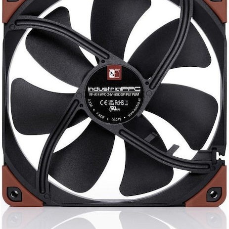 Noctua NF-A14 industrialPPC-24V-3000 Case Fan 140mm με Σύνδεση 4-Pin PWM