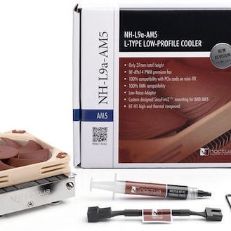 Noctua NH-L9a-AM5 Ψύκτρα Επεξεργαστή για Socket AM5 Λευκή