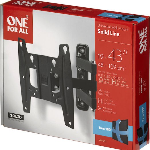 One For All One All TV WM4251 Βάση Τηλεόρασης Τοίχου έως 42