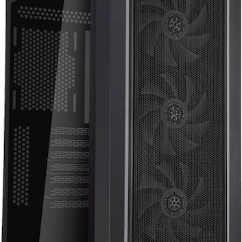 Silverstone Fara 511Z Gaming Midi Tower Κουτί Υπολογιστή με Πλαϊνό Παράθυρο και RGB Φωτισμό Μαύρο