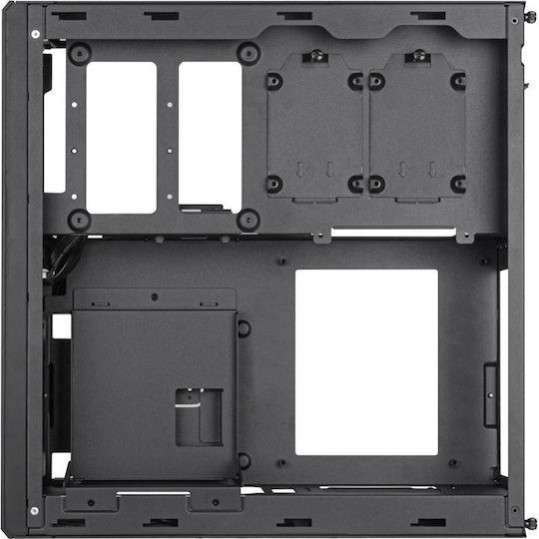 Silverstone Milo 12 Mini Tower Κουτί Υπολογιστή Μαύρο