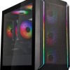 Silverstone Fara 312Z Gaming Mini Tower Κουτί Υπολογιστή με Πλαϊνό Παράθυρο και RGB Φωτισμό Μαύρο