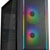 Silverstone Fara 312Z Gaming Mini Tower Κουτί Υπολογιστή με Πλαϊνό Παράθυρο και RGB Φωτισμό Μαύρο