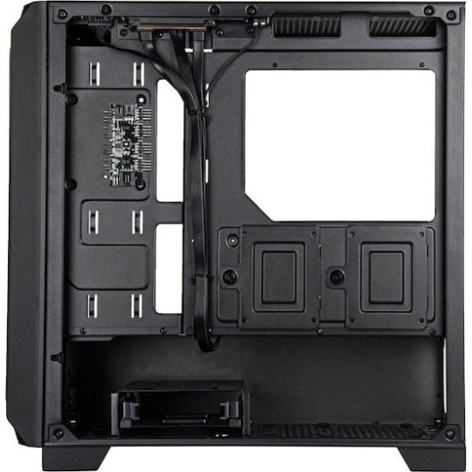 Silverstone Fara 312Z Gaming Mini Tower Κουτί Υπολογιστή με Πλαϊνό Παράθυρο και RGB Φωτισμό Μαύρο