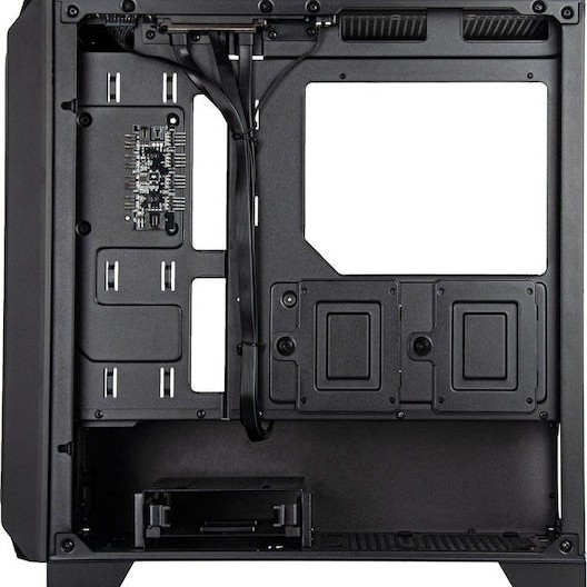 Silverstone Fara 312Z Gaming Mini Tower Κουτί Υπολογιστή με Πλαϊνό Παράθυρο και RGB Φωτισμό Μαύρο