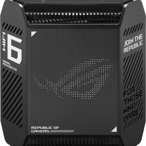 Asus ROG Rapture GT6 WiFi Mesh Network Access Point Wi‑Fi 6 Tri Band (2.4 & 5 & 5GHz) Μαύρο