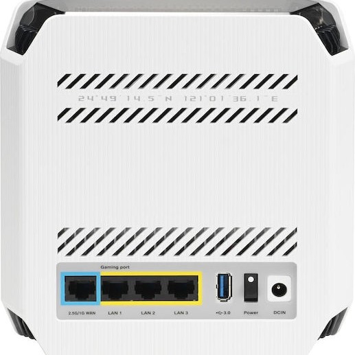 Asus ROG Rapture GT6 WiFi Mesh Network Access Point Wi‑Fi 6 Tri Band (2.4 & 5 & 5GHz) Λευκό