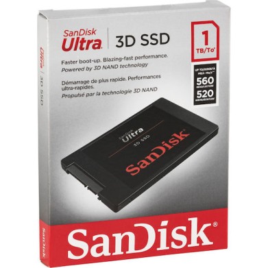 Sandisk Ultra 3D SSD 1TB 2.5'' SATA III
