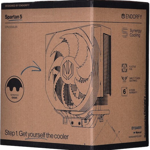 Endorfy Spartan 5 Ψύκτρα Επεξεργαστή για Socket AM4/AM5/1200/115x/1700