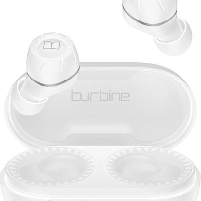 Monster Turbine AirLinks Lite In-ear Bluetooth Handsfree Ακουστικά με Θήκη Φόρτισης Λευκά