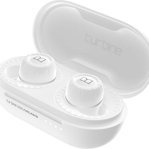 Monster Turbine AirLinks Lite In-ear Bluetooth Handsfree Ακουστικά με Θήκη Φόρτισης Λευκά