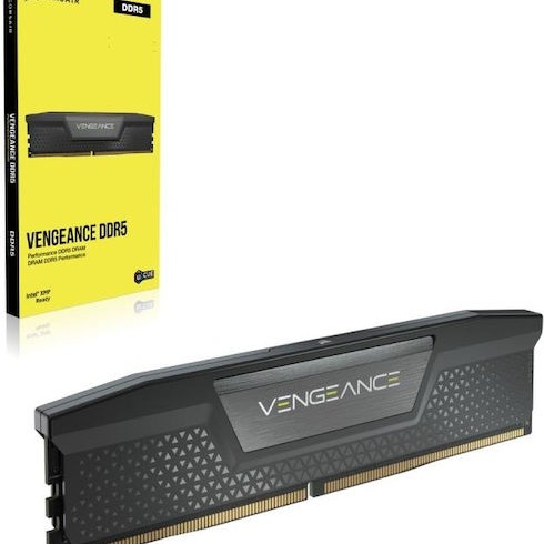Corsair Vengeance DDR5 64GB RAM με 2x32GB Modules και Ταχύτητα 6400 για Desktop