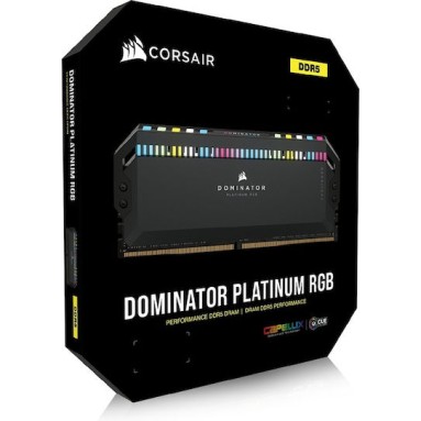 Corsair Dominator Platinum RGB DDR5 64GB RAM με 4x16GB Modules και Ταχύτητα 6600 για Desktop