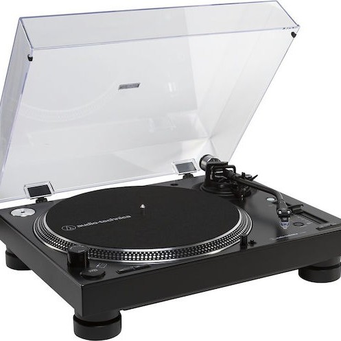 Audio Technica AT-LP140XP AT-LP140XP-BLK Πικάπ με Direct Drive και Προενίσχυση Μαύρο