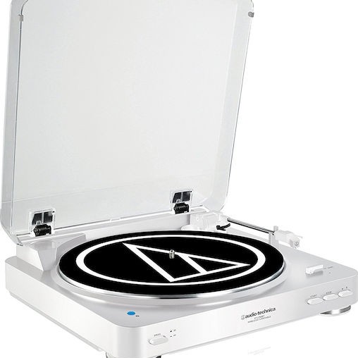 Audio Technica AT-LP60XBT AT-LP60XBTWH Πικάπ με Belt Drive και Προενίσχυση Λευκό