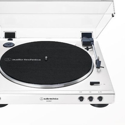 Audio Technica AT-LP60XBT AT-LP60XBTWH Πικάπ με Belt Drive και Προενίσχυση Λευκό