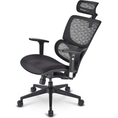 Sharkoon Officepal C30 Καρέκλα Gaming Δερματίνης με Ρυθμιζόμενα Μπράτσα Μαύρη