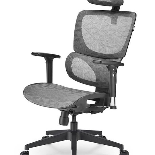 Καρέκλα Γραφείου με Ανάκλιση OfficePal C30M Γκρι Sharkoon