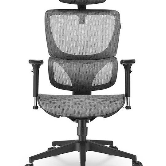 Καρέκλα Γραφείου με Ανάκλιση OfficePal C30M Γκρι Sharkoon