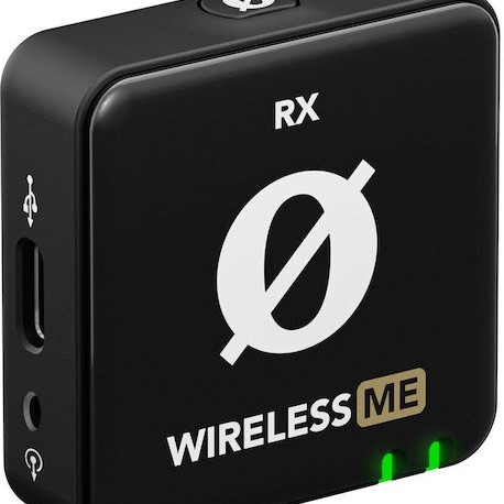 Rode Wireless ME Σετ Ασύρματο Πυκνωτικό Μικρόφωνο Πέτου, Clip On Δημοσιογραφικό