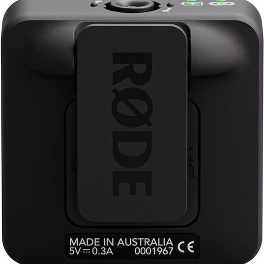 Rode Wireless ME Σετ Ασύρματο Πυκνωτικό Μικρόφωνο Πέτου, Clip On Δημοσιογραφικό